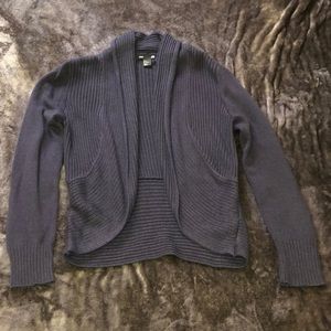 H&M basic navy cardigan